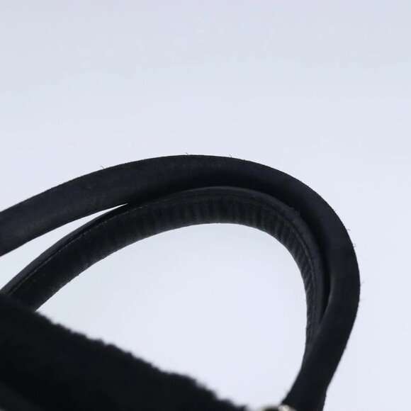 BALENCIAGA Hand Bag Suede 2way Black Silver 305572 Auth ki5224V - Picture 11 of 15